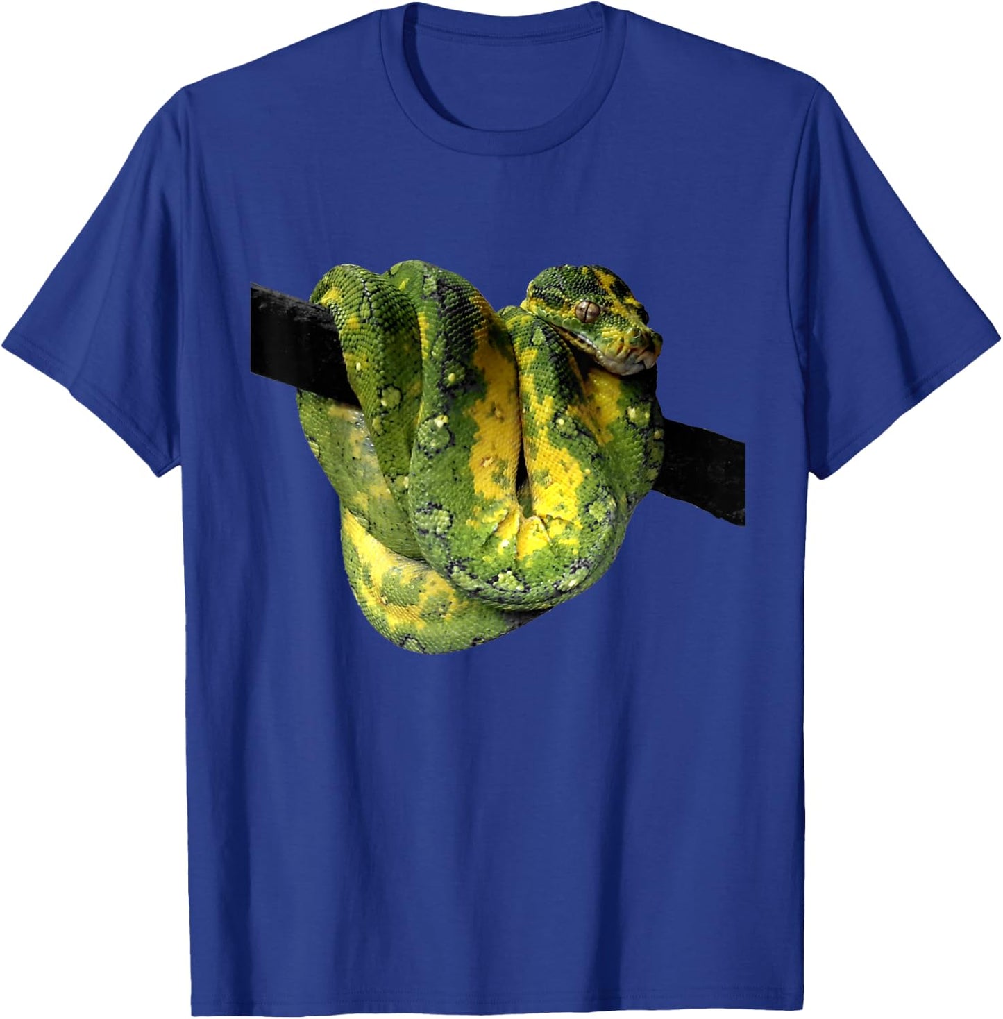 Green Tree Python Reptile Photography T-Shirt - T-Shirt | Royal
