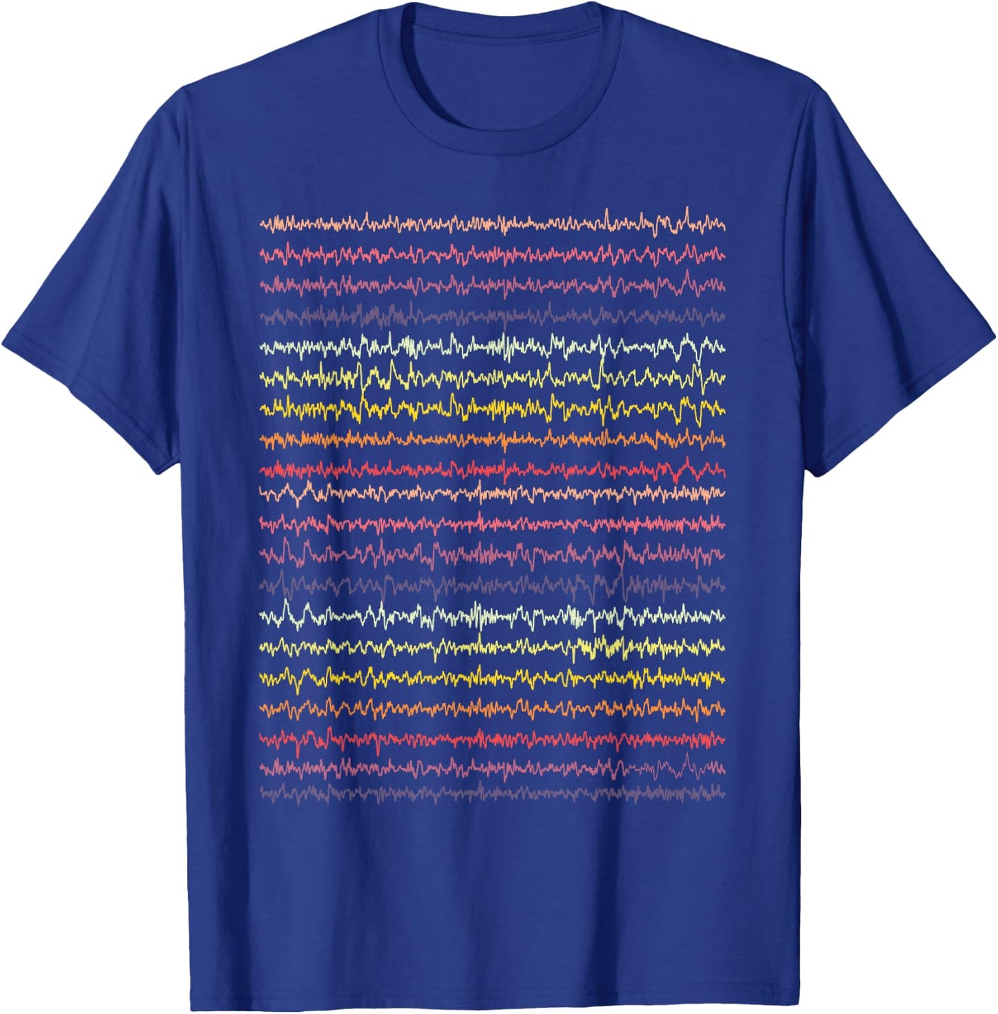 Brain Waves T-Shirt - T-Shirt | Royal