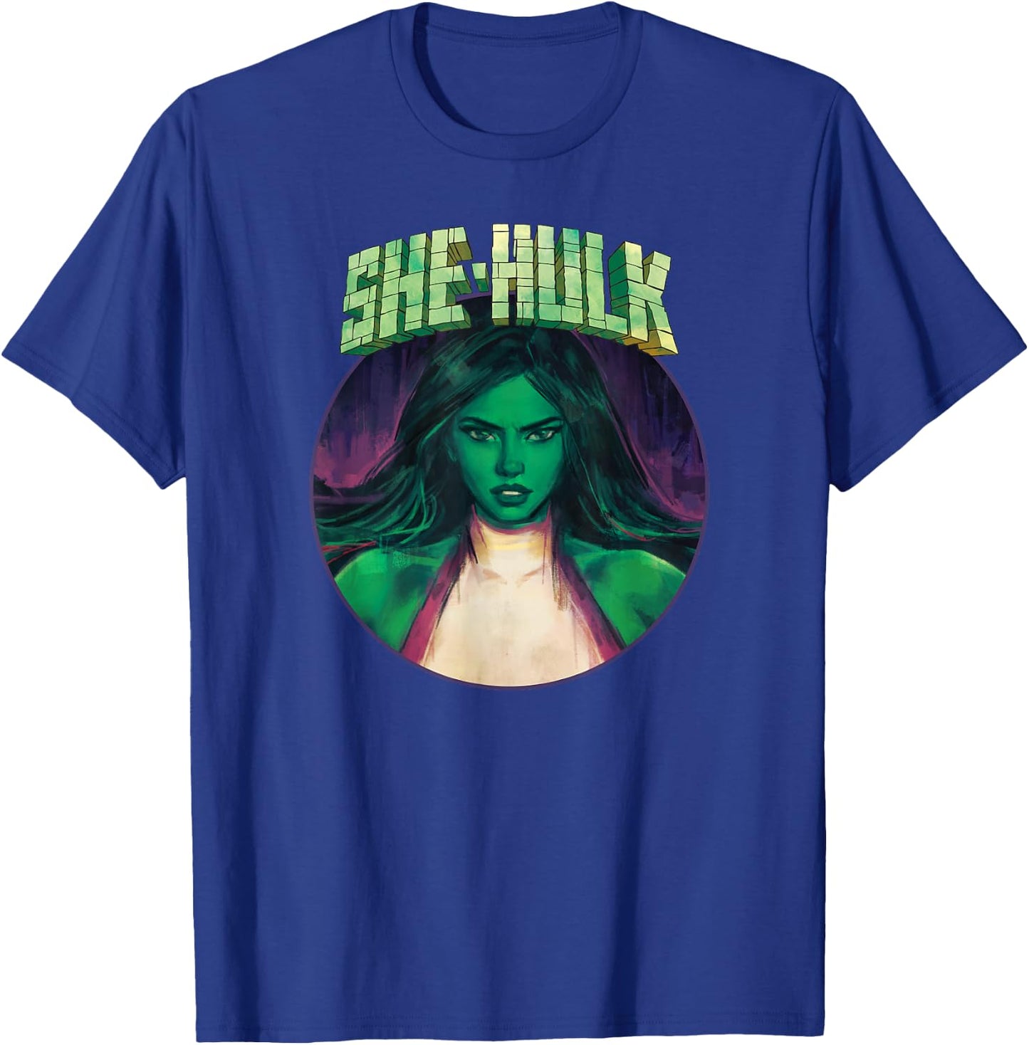 Marvel She-Hulk Powers of a Girl Portrait T-Shirt - T-Shirt | Royal