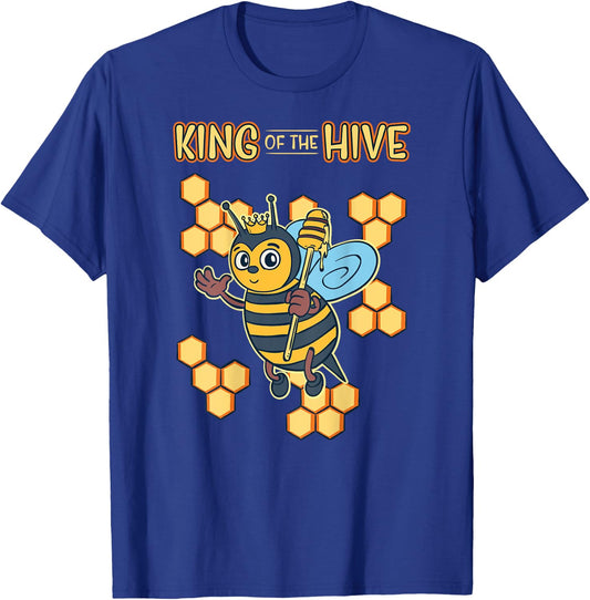 King of The Hive, Beekeeping , Bee keeper T-Shirt - T-Shirt | Royal