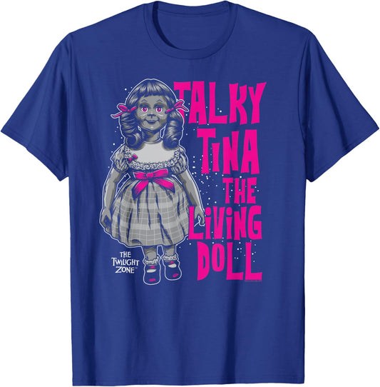 The Twilight Zone Talky Tina Living Doll Retro TV Show T-Shirt - T-Shirt | Royal