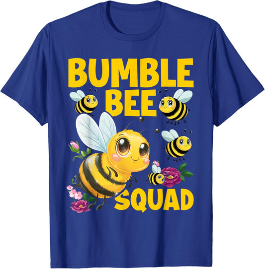 Bumble Bee Squad Bumblebee Team Group Family T-Shirt - T-Shirt | Royal