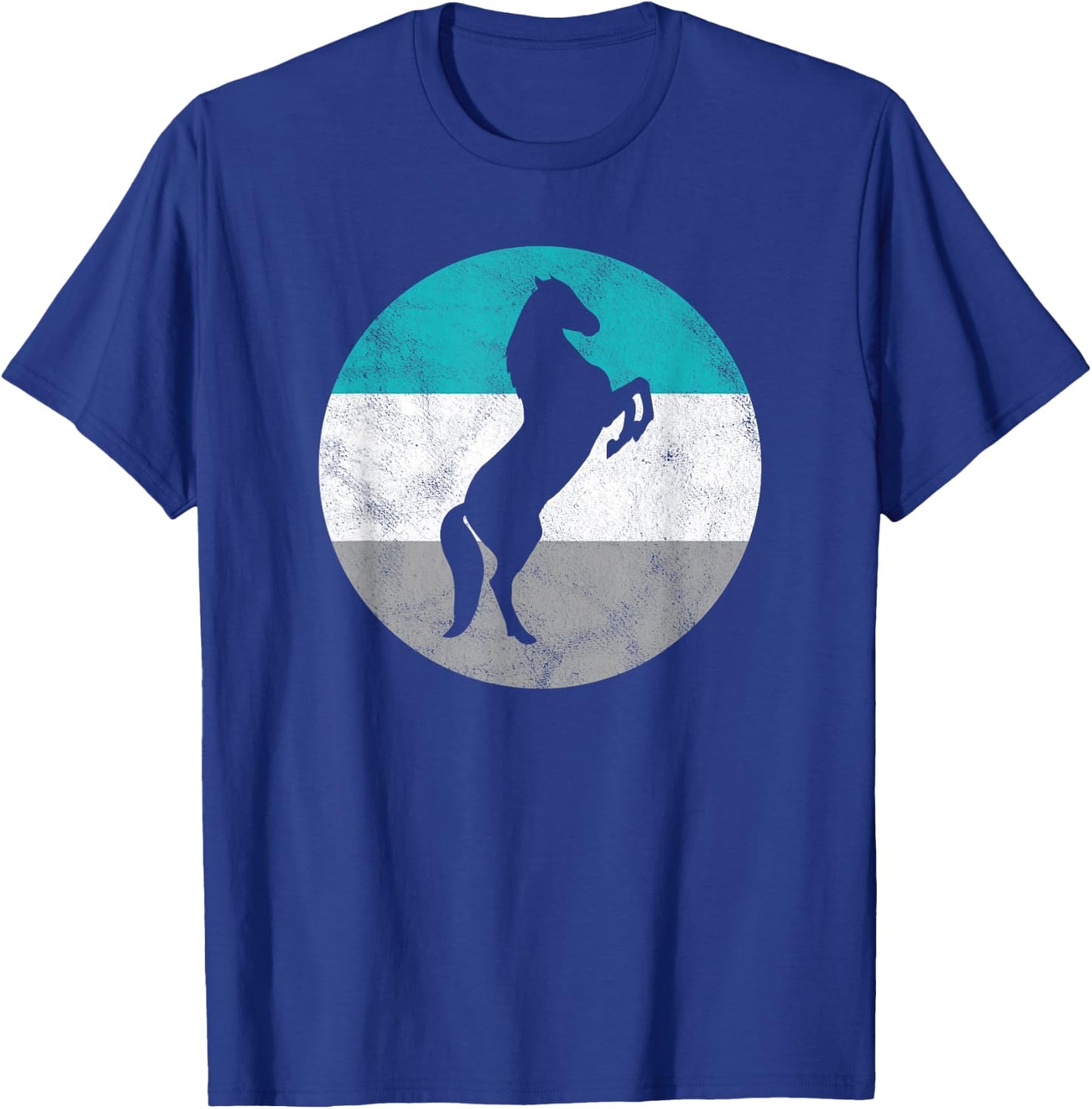 Wild Stallion Horse Gift Shirt Women Boys & Girls T-Shirt - T-Shirt | Royal