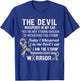 Neuroendocrine Carcinoid Cancer Warrior T-Shirt - T-Shirt | Royal