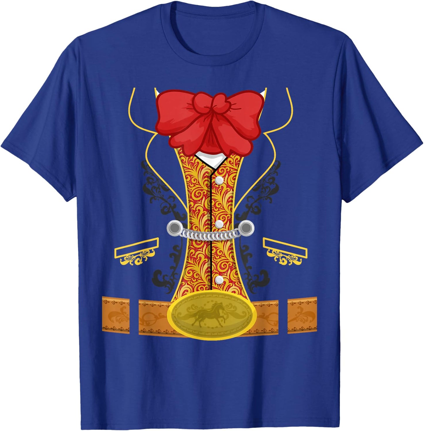 Bull Fighter Costume Men Women Children Matador T-Shirt - T-Shirt | Royal