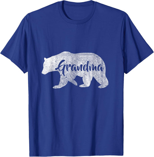 Women's Grandma Bear Outdoors Family for Grandma T-Shirt - T-Shirt | Royal
