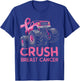 Crush Breast Cancer Awareness Truck pink for kids T-Shirt - T-Shirt | Royal