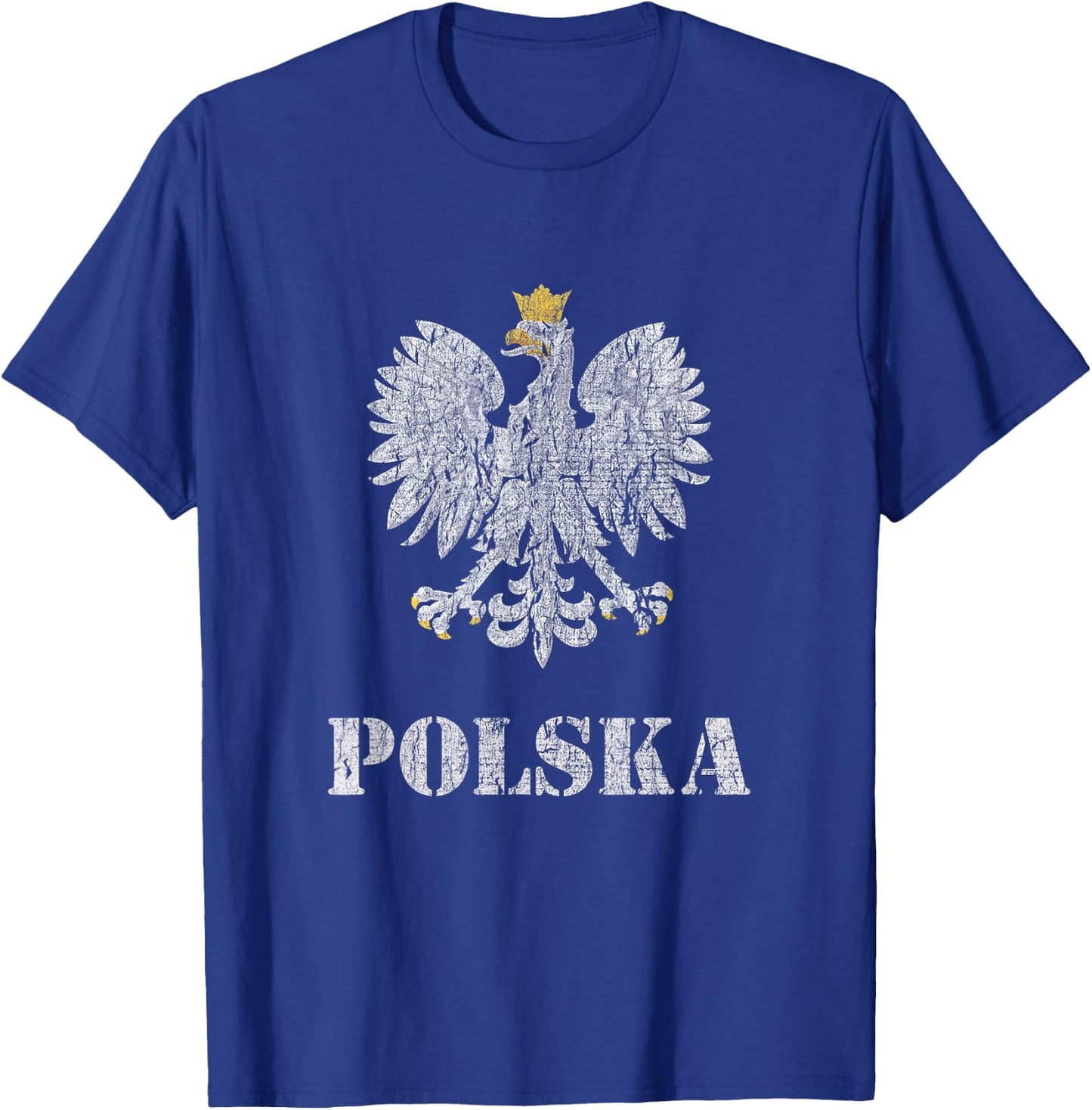 Poland Vintage Polish Eagle Shirt T-Shirt - T-Shirt | Royal