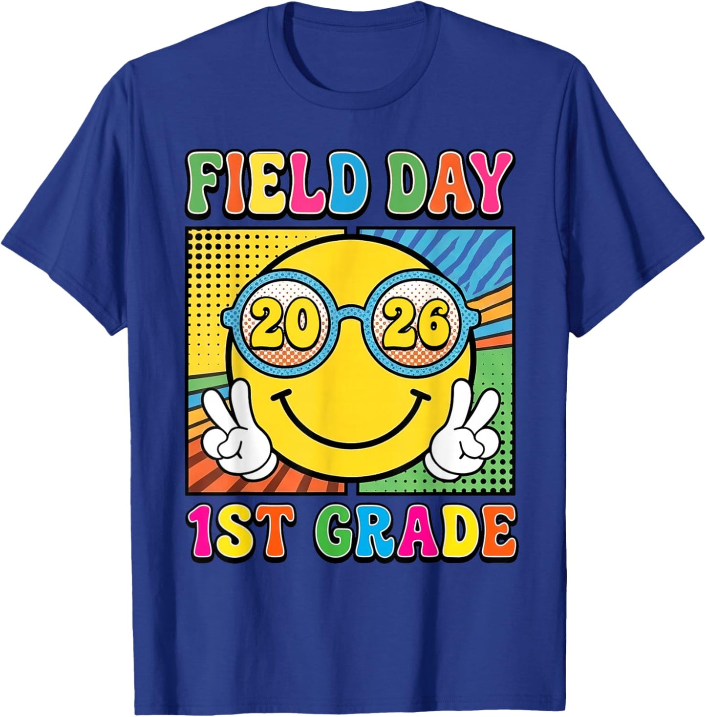 1st Grade Teacher Student First Grade Team T-Shirt - T-Shirt | Royal