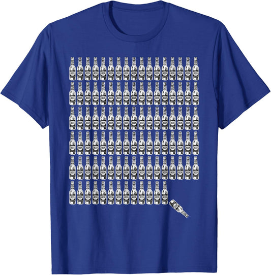 99 Bottles of Beer On My Chest Perfect Bar Drinking Singing T-Shirt - T-Shirt | Royal