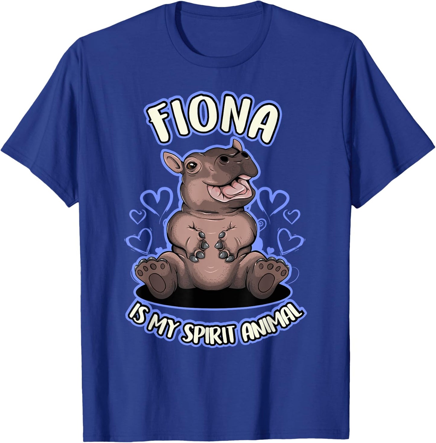 Fiona The Hippo Spirit Animal Shirt #TeamFiona Baby Hippo T-Shirt - T-Shirt | Royal