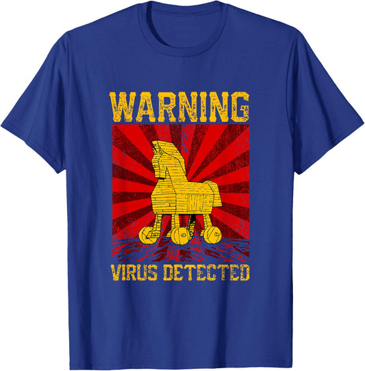 Trojan Horse Hacker T-Shirt - T-Shirt | Royal