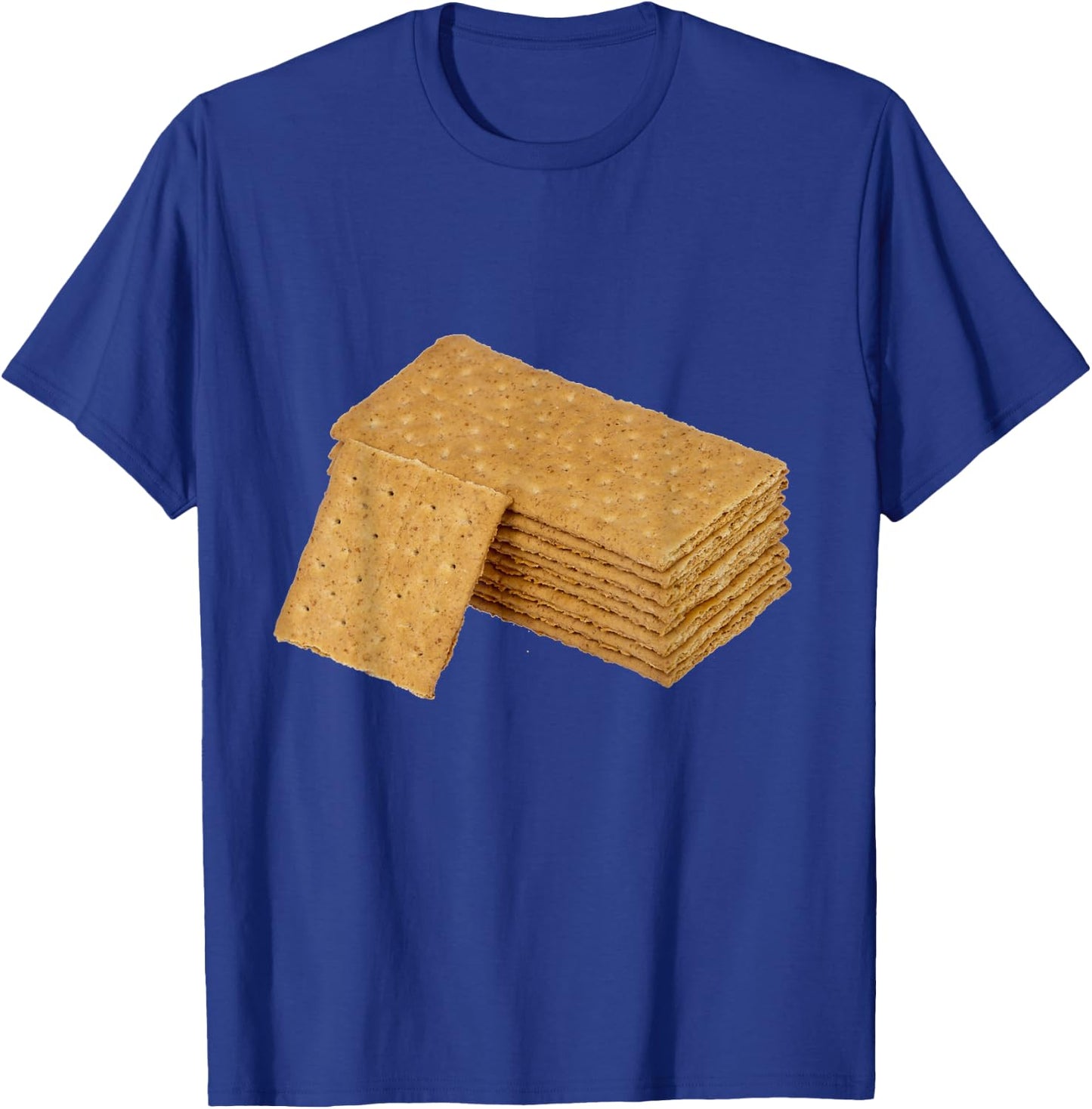 Smores Ingredients and Camping Essentials Graham Cracker T-Shirt - T-Shirt | Royal