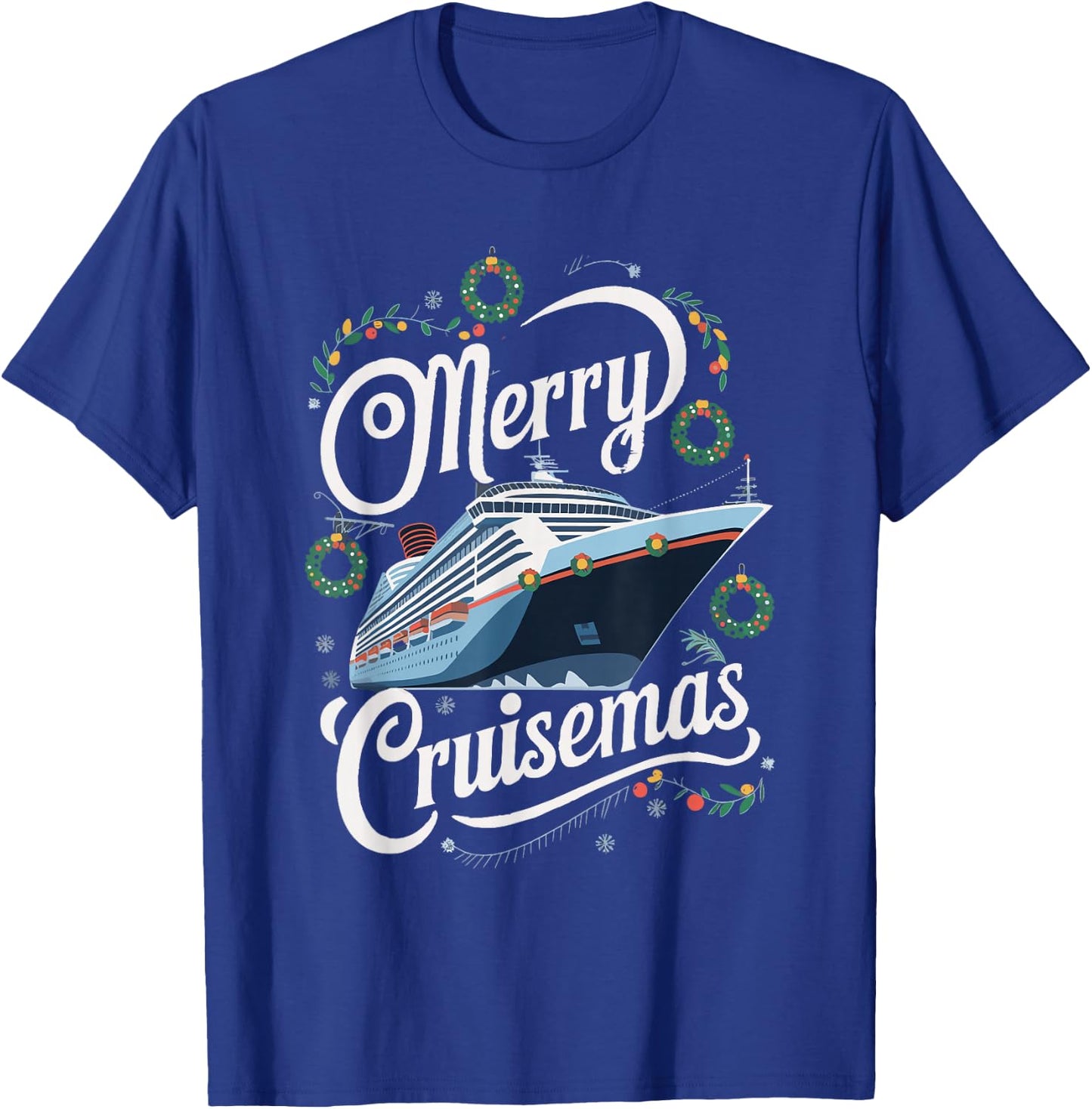 Merry Cruisemas Cruise Christmas T-Shirt - T-Shirt | Royal
