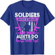 Soldiers Don't Brag - Proud Army Aunt Pride Military Auntie T-Shirt - T-Shirt | Royal