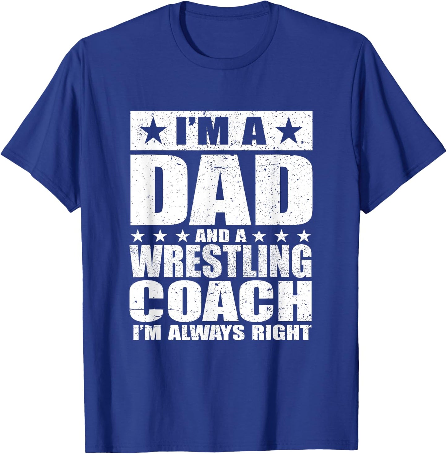 Coaches Coaching Father's Day Shirt Gifts For Dad - Men's Black Wrestling - Small - Short Sleeve - - Classic Fit - Lightweight - Lace Embellishment T-Shirt - T-Shirt | Royal