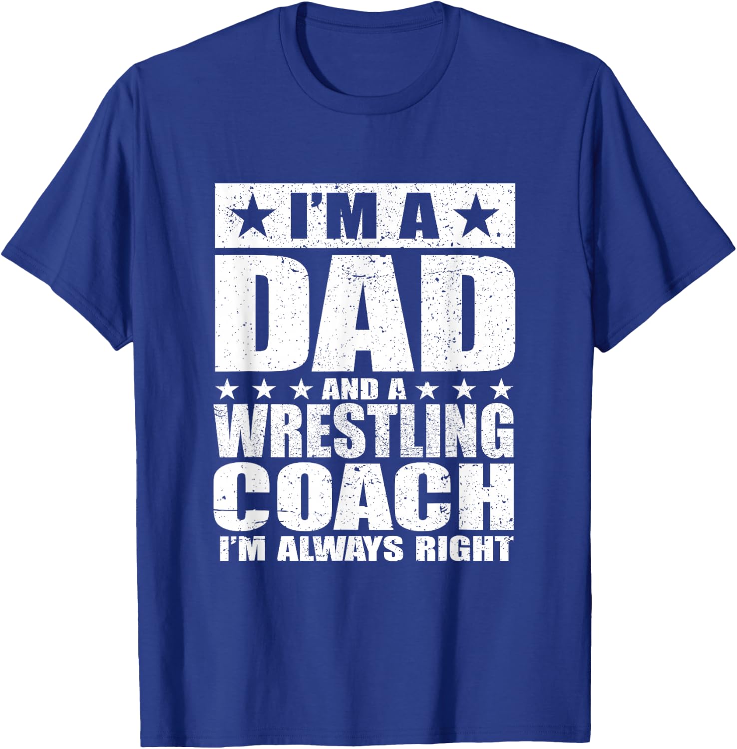 Coaches Coaching Father's Day Shirt Gifts For Dad - Men's Black Wrestling - Small - Short Sleeve - - Classic Fit - Lightweight - Lace Embellishment T-Shirt - T-Shirt | Royal