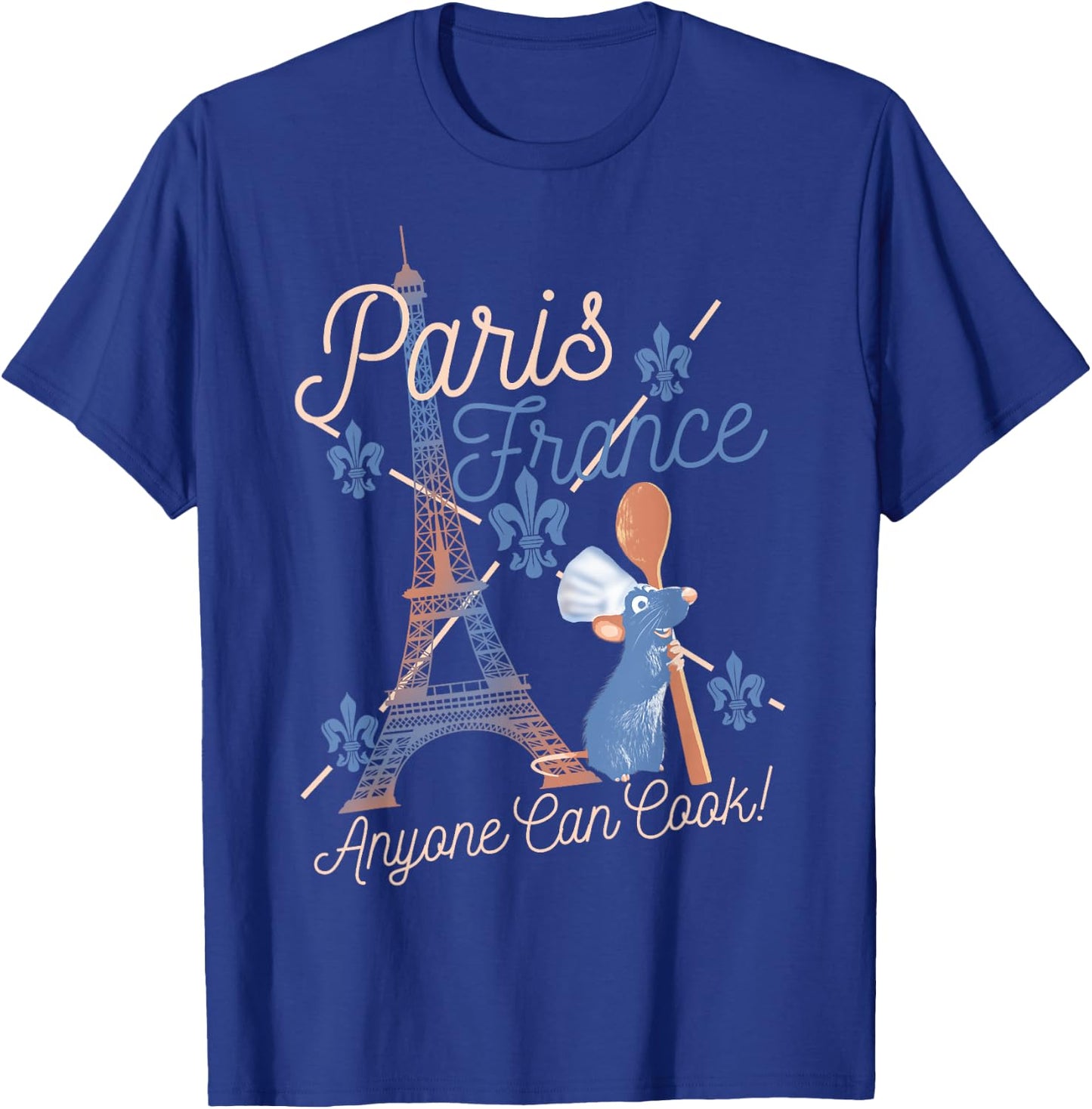 Disney Pixar Ratatouille Remy Paris France Poster Small T-Shirt - T-Shirt | Royal