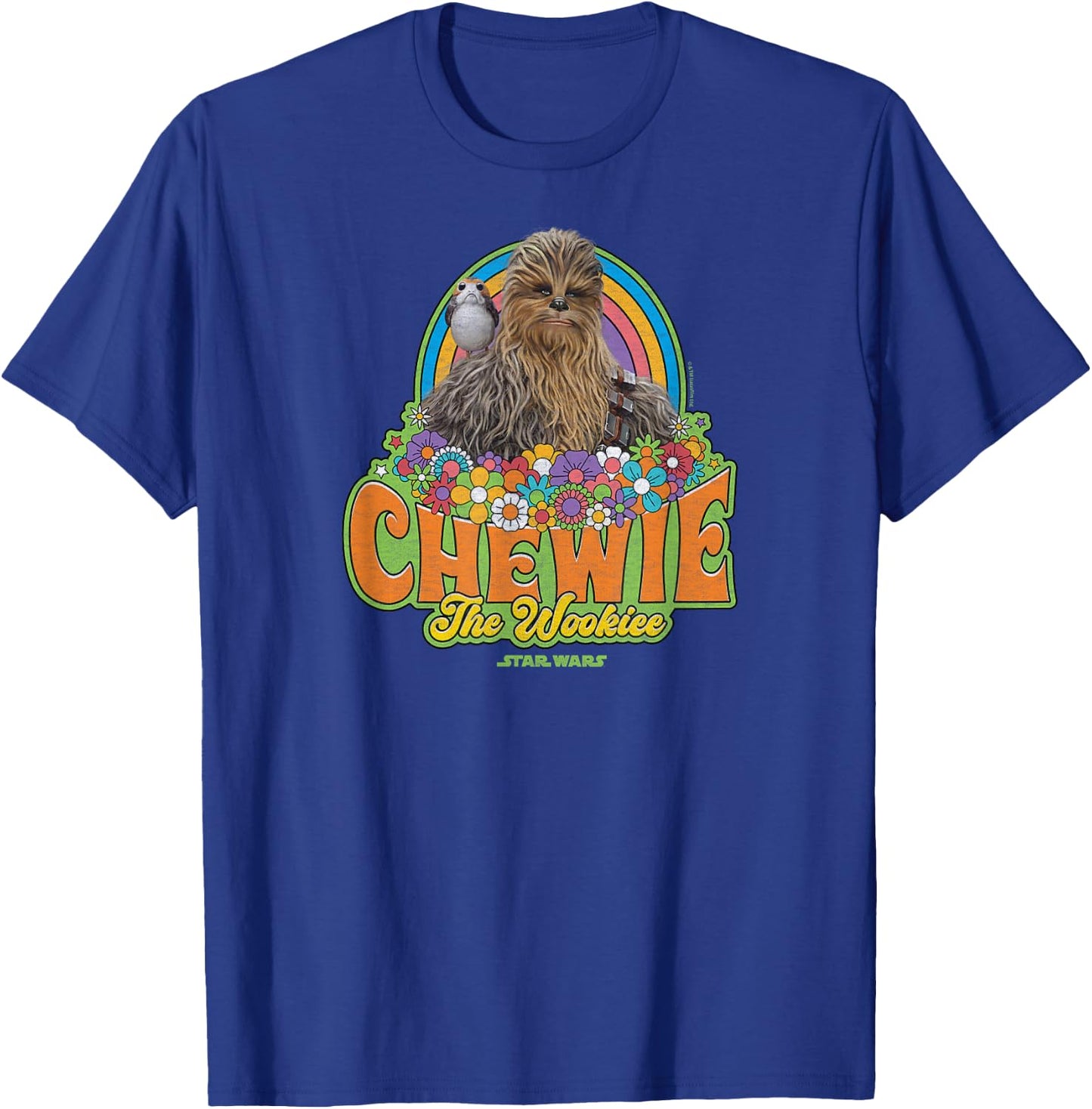 Star Wars - Retro Chewbacca T-Shirt - T-Shirt | Royal