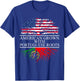Portuguese Roots, American Grown, Flag of Portugal T-Shirt - T-Shirt | Royal