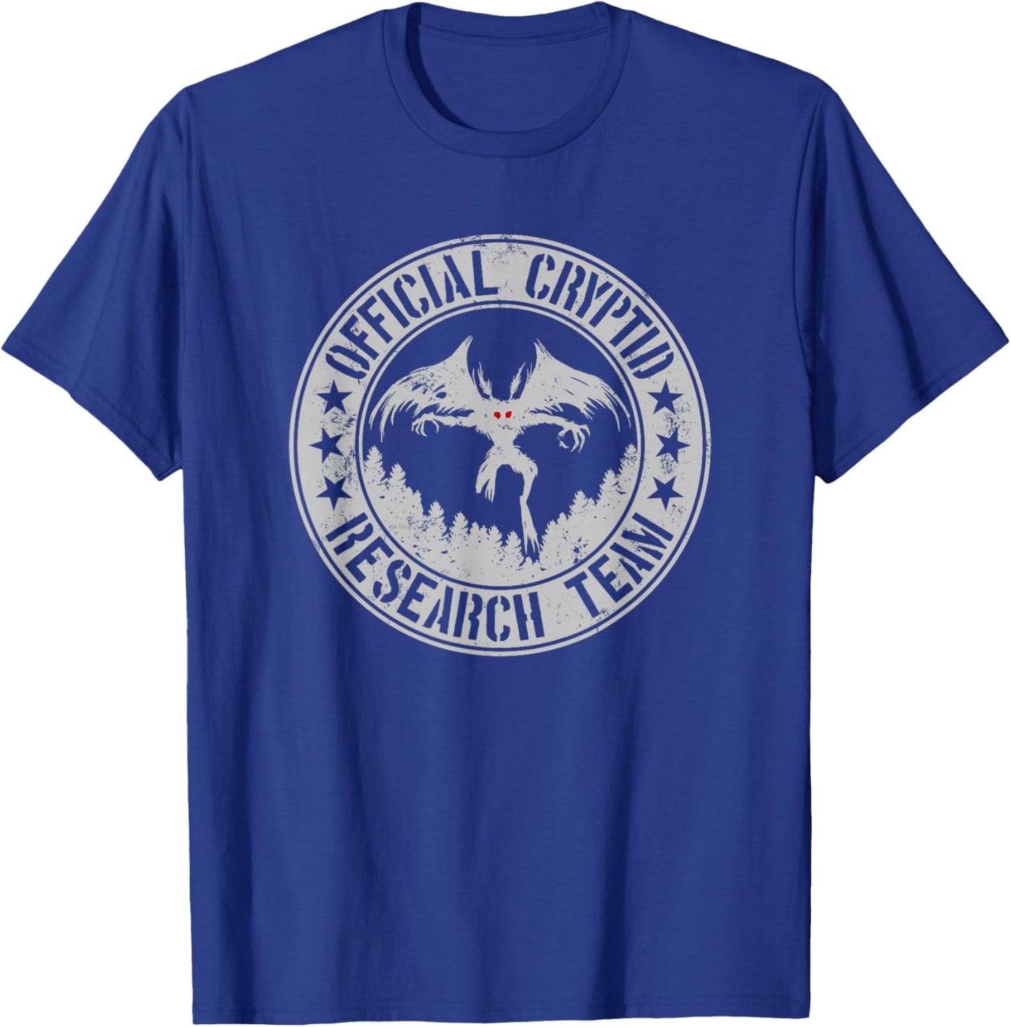 Official Cryptid Research Team | Cryptids Folklore Mothman T-Shirt - T-Shirt | Royal