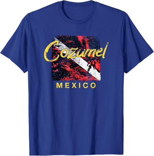 Cozumel DIVE Mexico SCUBA Diving T Shirt T-Shirt - T-Shirt | Royal