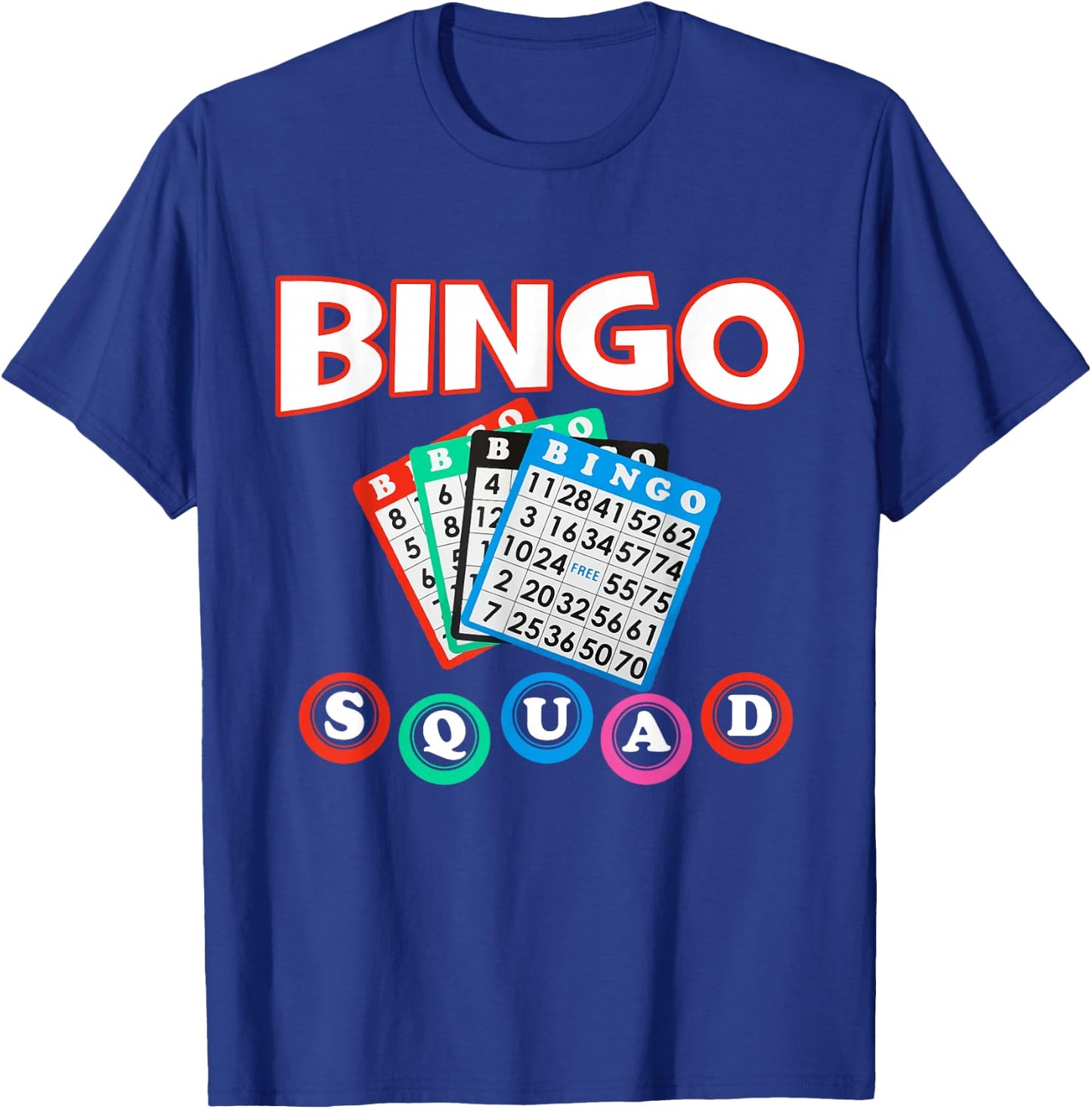 Bingo Squad Shirt & men T-Shirt - T-Shirt | Royal