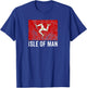 Isle Of Man Traditional Manx Flag Vintage 3 Legs Of Man T-Shirt - T-Shirt | Royal
