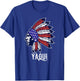 Yaqui Native American Flag Pride Headdress Men T-Shirt - T-Shirt | Royal