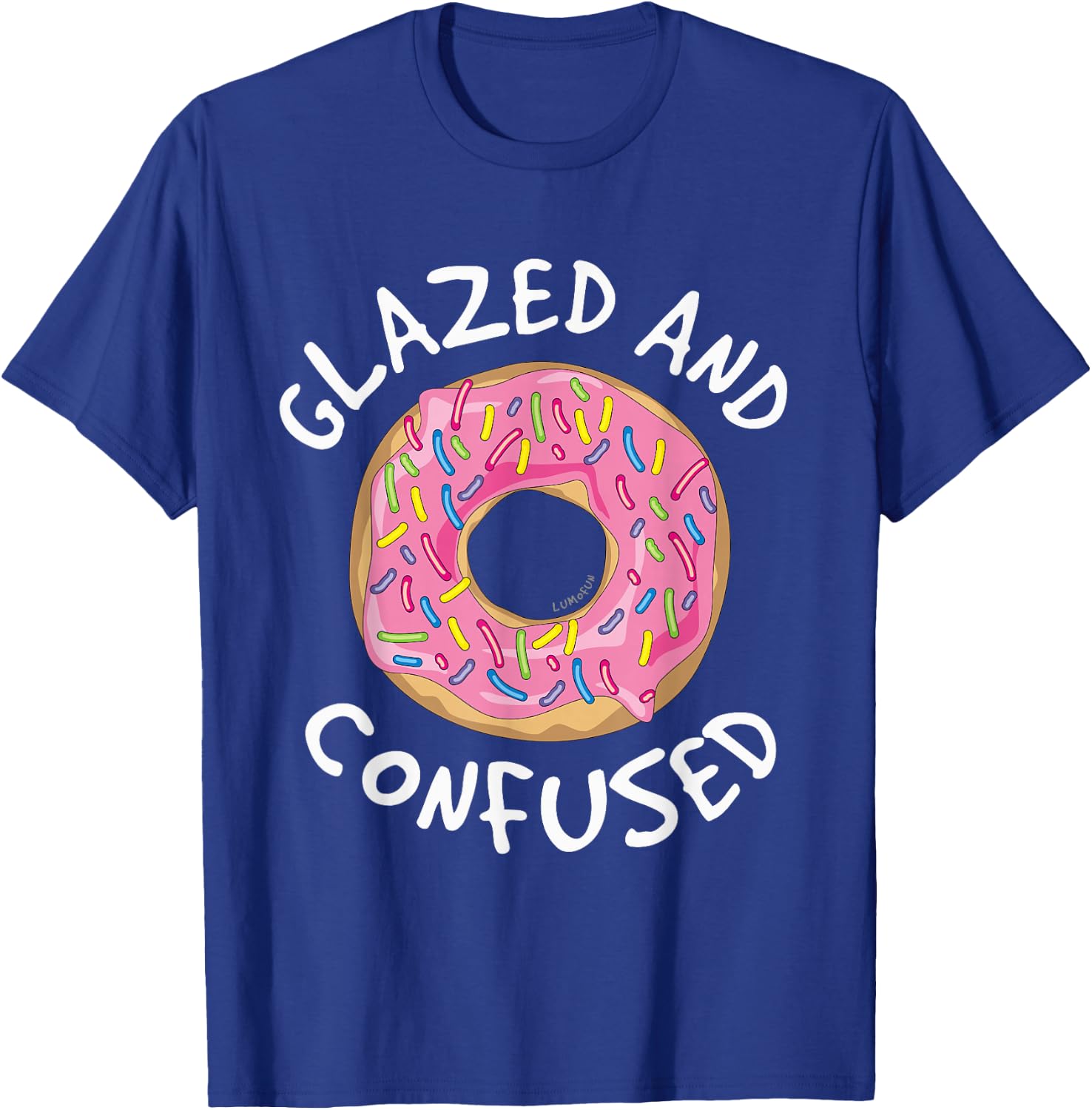 Donut Glazed and Confused Shirt - Funny Donut T-Shirt - T-Shirt | Royal