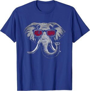 Graphic Alabama Elephant Name Personalized Spirit Evergreen T-Shirt - T-Shirt | Royal