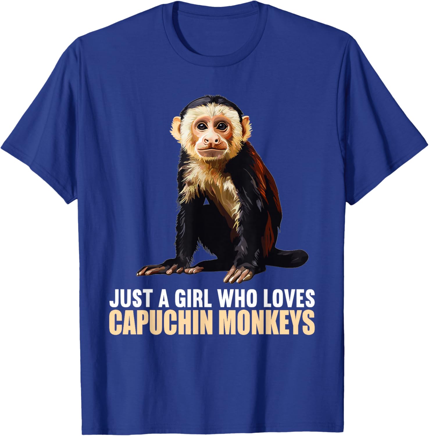 Capuchin Monkeys Capuchin Monkey T-Shirt - T-Shirt | Royal