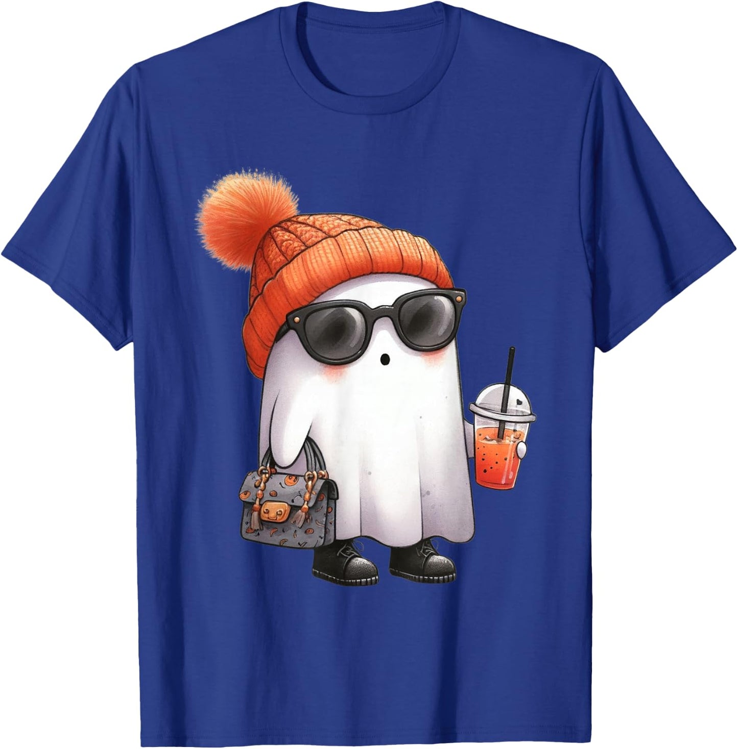 Ghost Halloween Party Costume Kids T-Shirt - T-Shirt | Royal