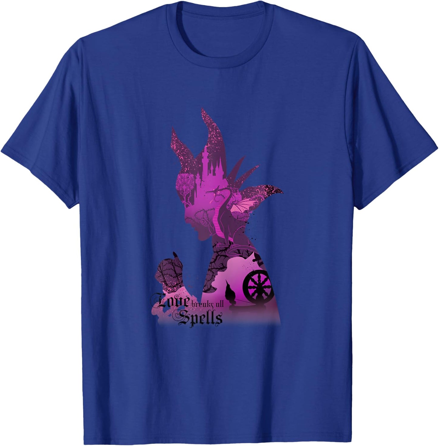 Disney Sleeping Beauty Silhouette Maleficent Graphic T-Shirt - T-Shirt | Royal