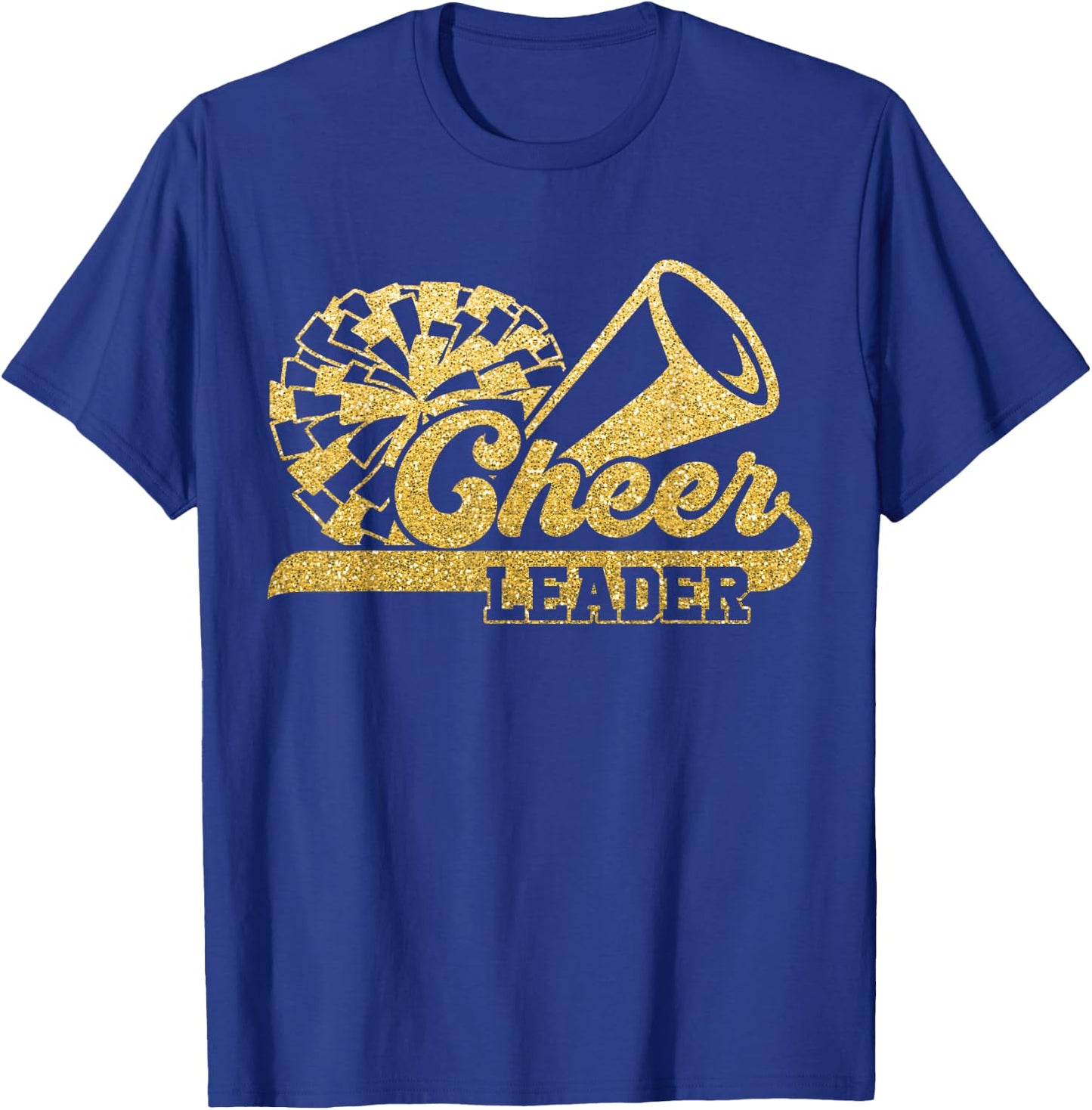 Cheer Leader Era Youth Cheerleader Cheerleading T-Shirt - T-Shirt | Royal