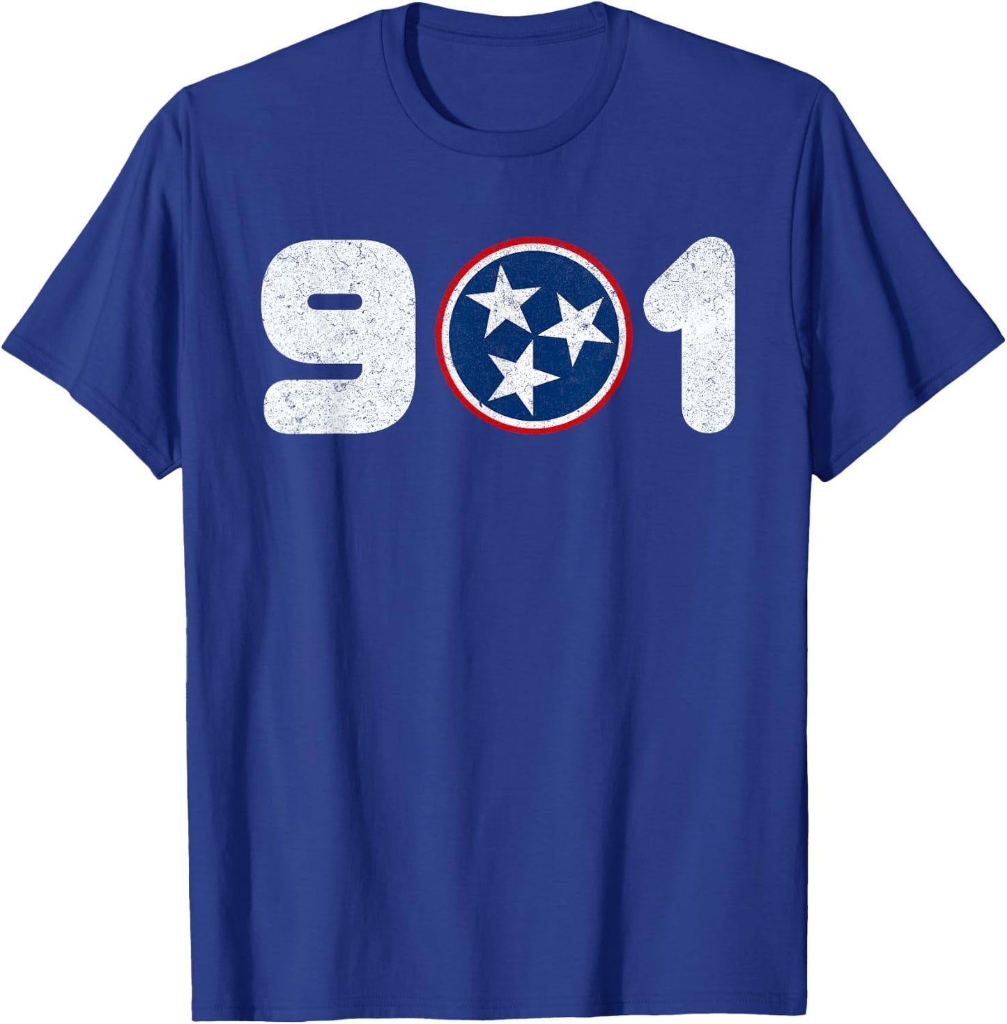 901 Tennessee Flag T-Shirt - T-Shirt | Royal