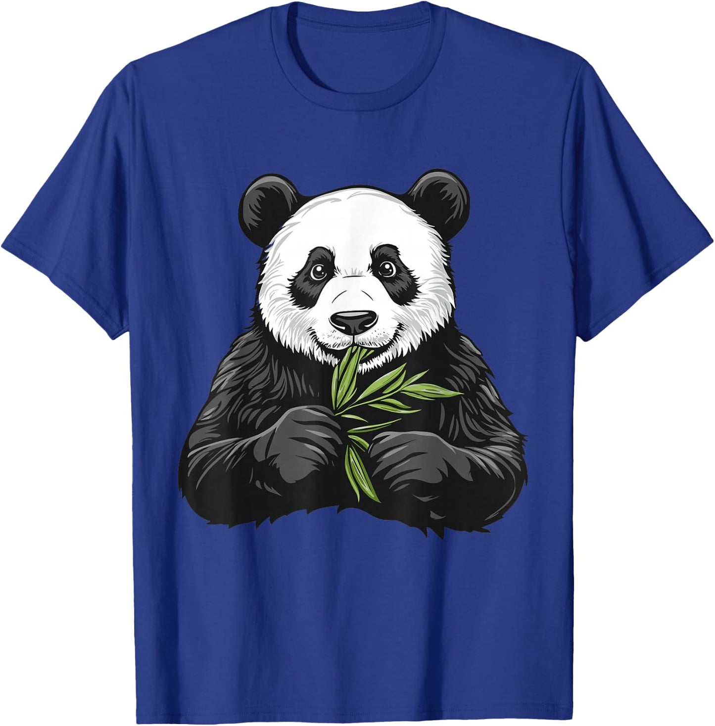 Panda bear with bamboo, Panda Bear T-Shirt - T-Shirt | Royal
