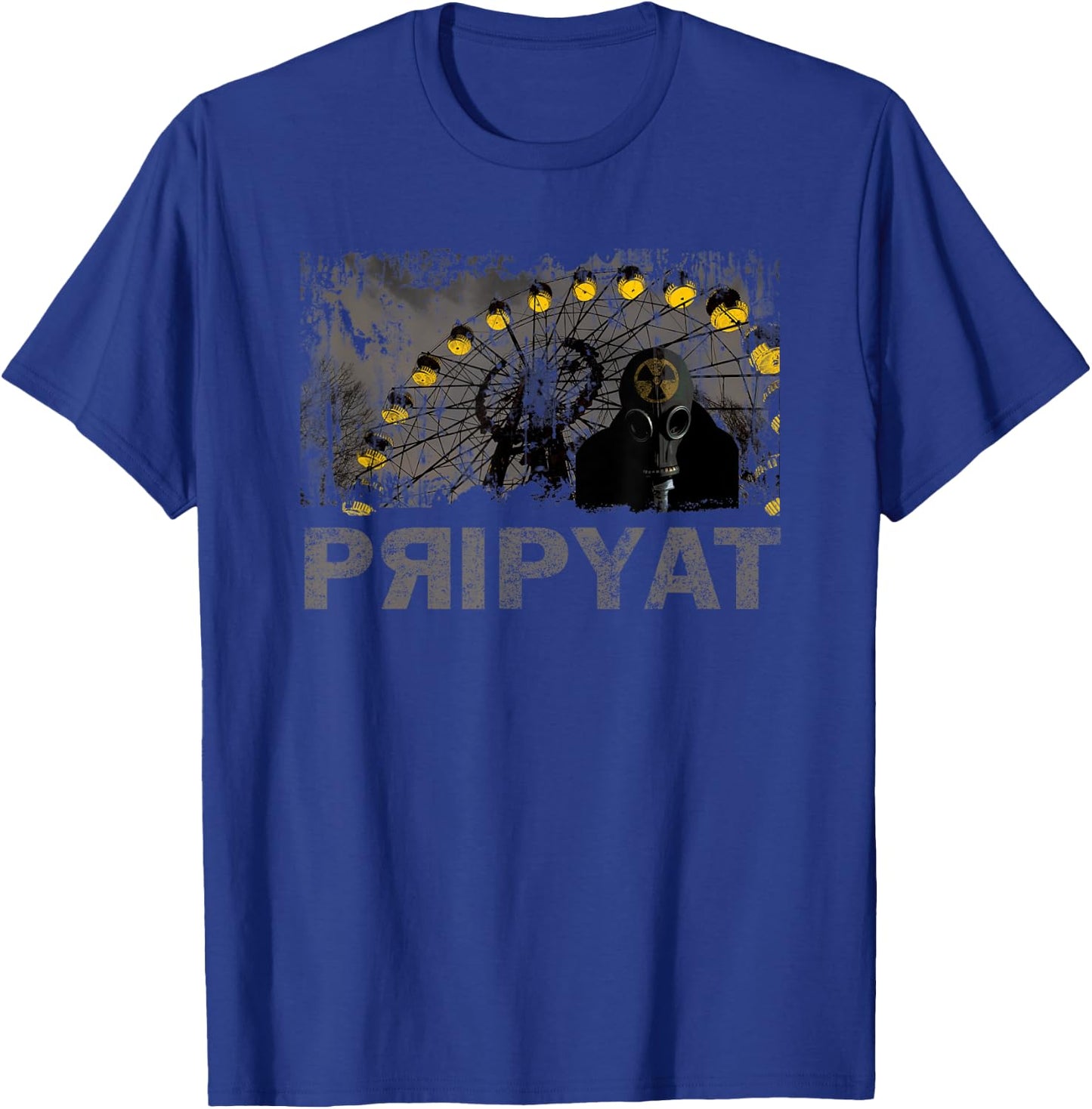Chernobyl Pripyat Radioactive Symbol T-Shirt - T-Shirt | Royal