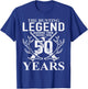 The Hunting Legend 50 years Hunters 50th birthday T-Shirt - T-Shirt | Royal
