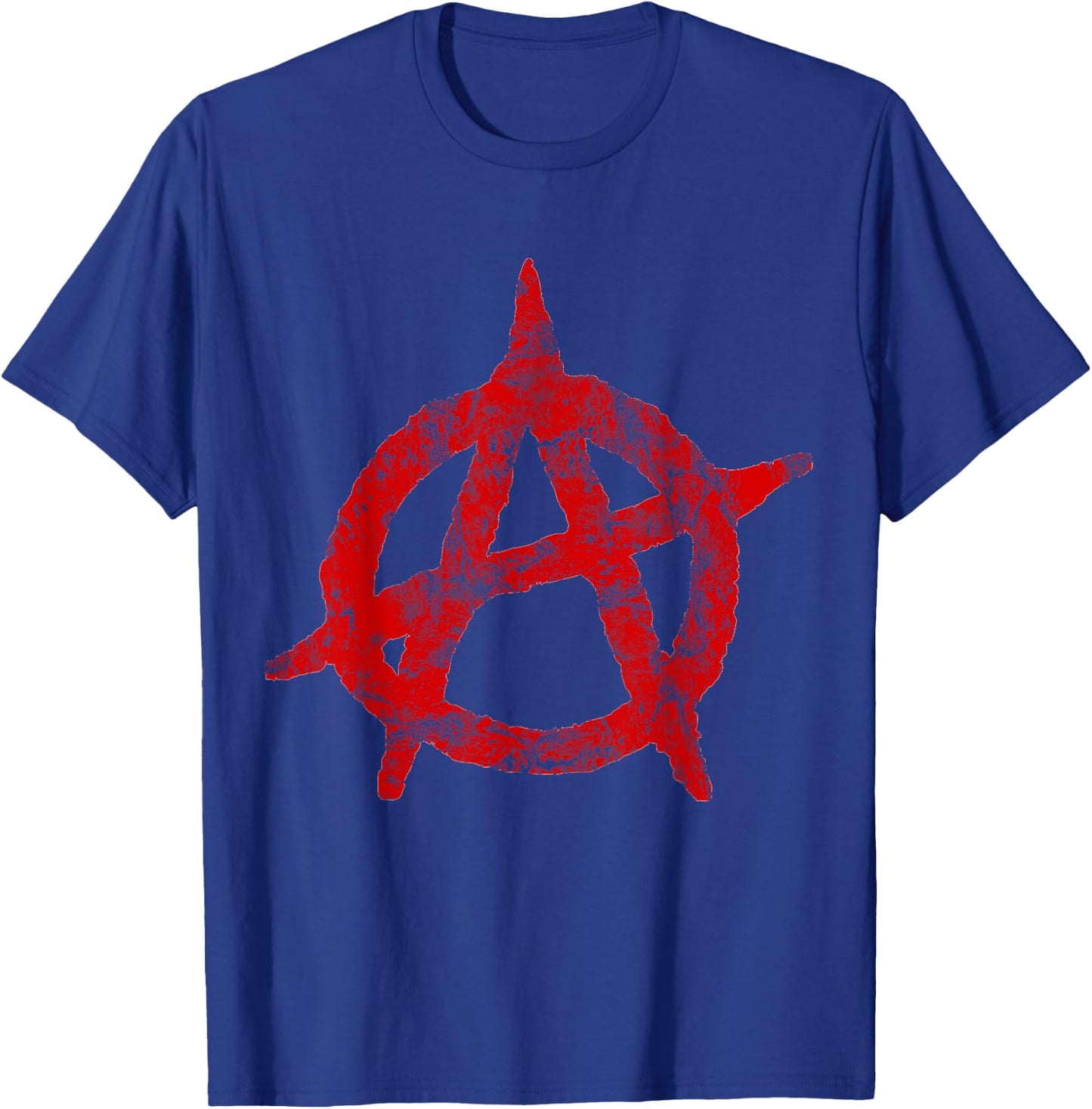 Anarchist Symbol Desperate Gift T-Shirt - T-Shirt | Royal