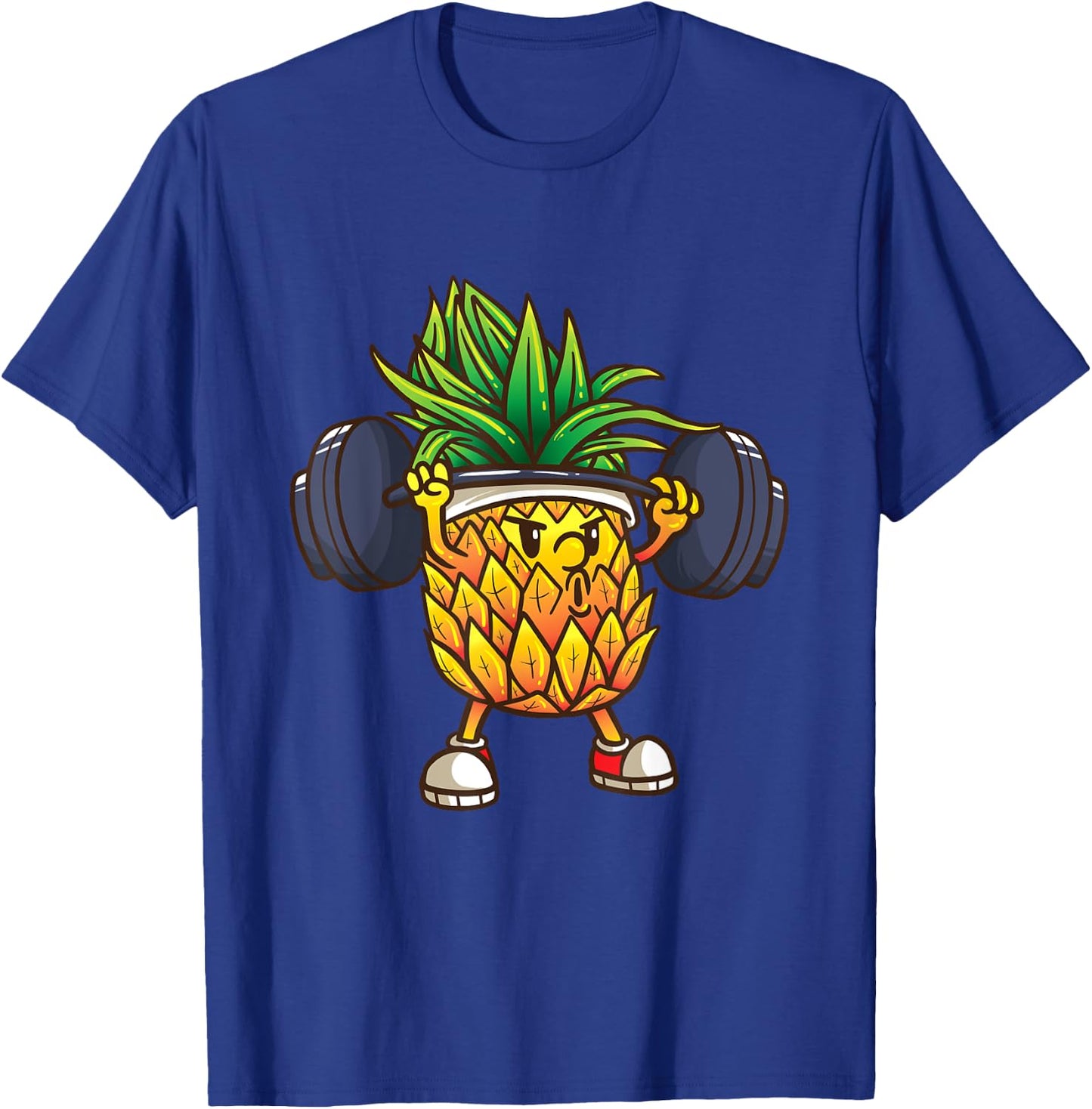 Funny Pineapple Powerlifting Weightlifting Gym Workout Girls T-Shirt - T-Shirt | Royal