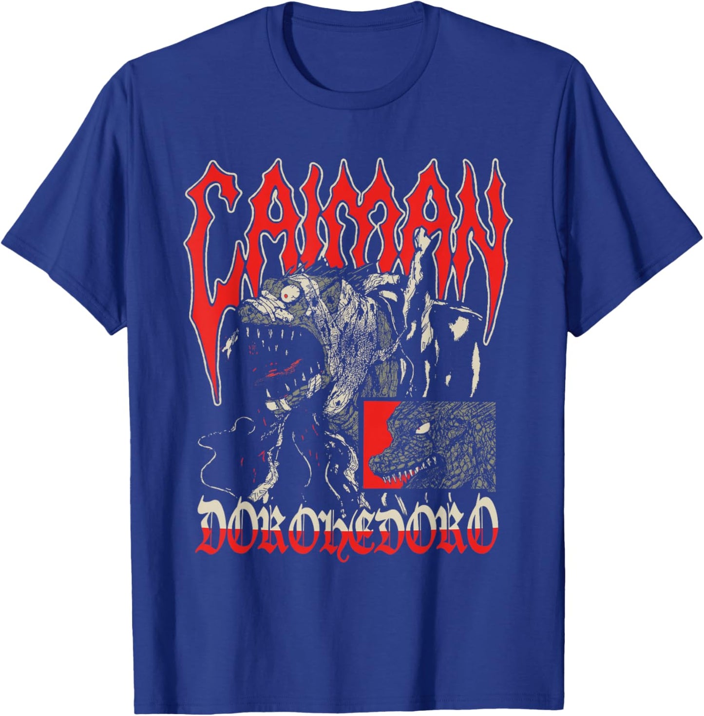 Caiman Scream Poses Anime Manga T-Shirt - T-Shirt | Royal