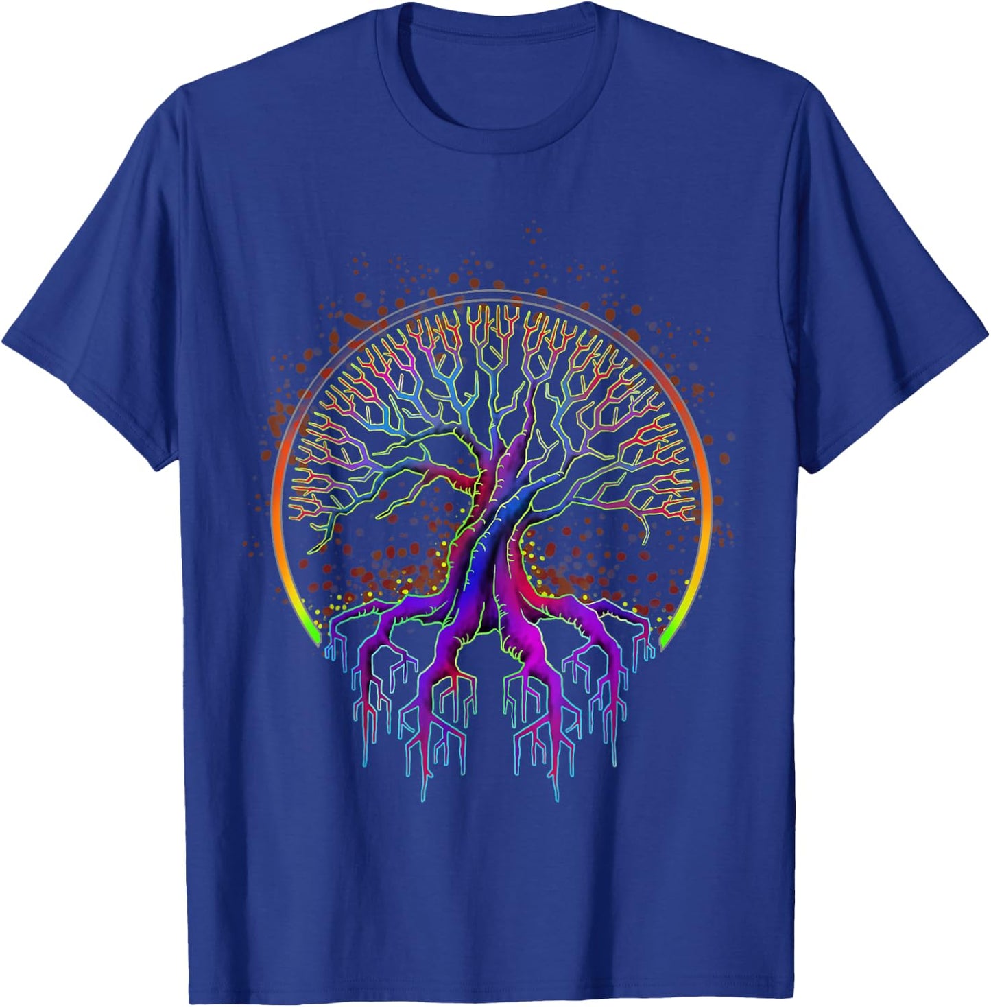 Trippy Tree of Life Gift The Tree of Life T-Shirt - T-Shirt | Royal