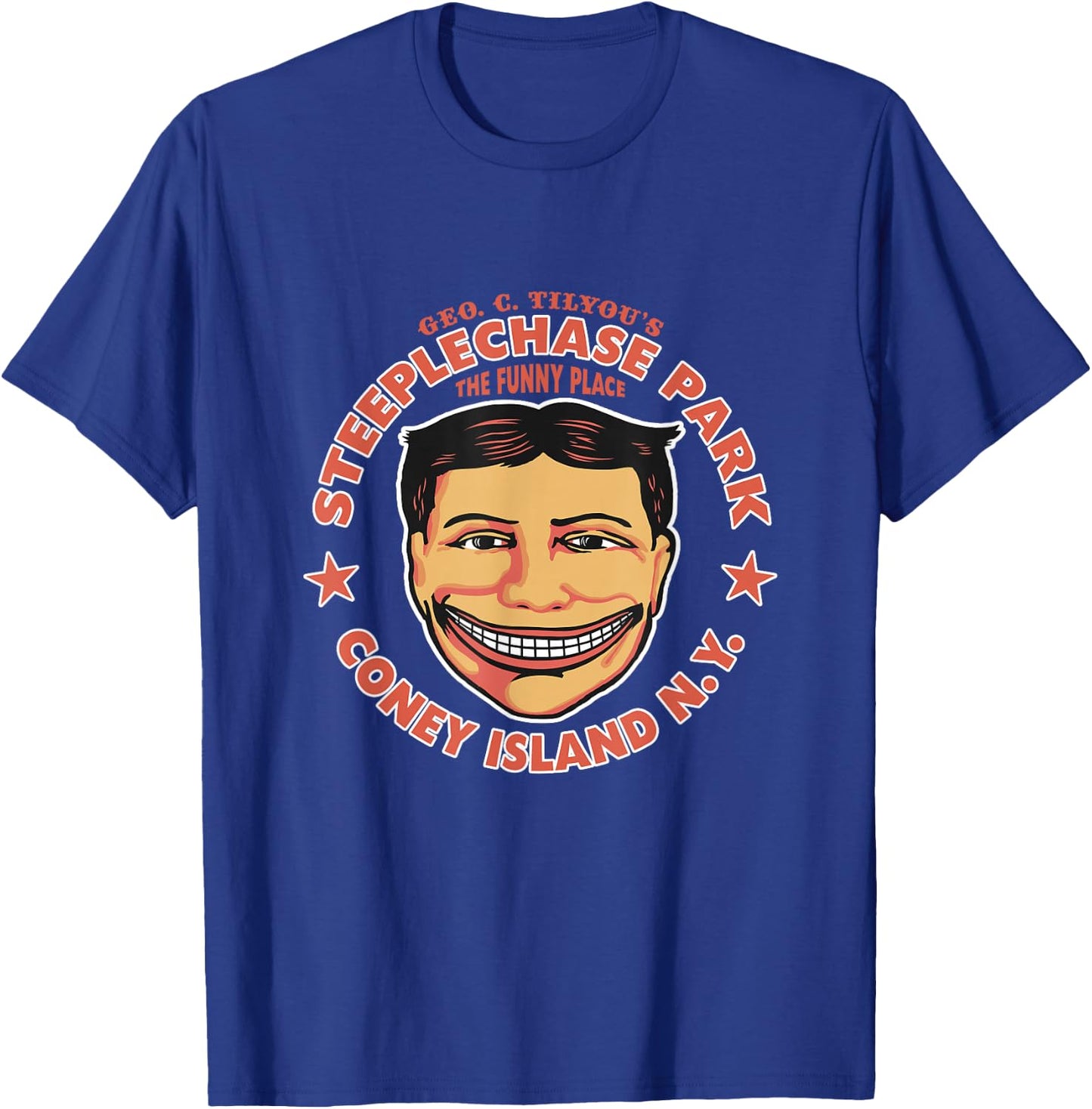 Steeplechase Park Coney Island Amusement Park T-Shirt - T-Shirt | Royal