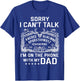 Sorry I Can’t Talk I’m On The Phone with My Dad Ouija Board T-Shirt - T-Shirt | Royal
