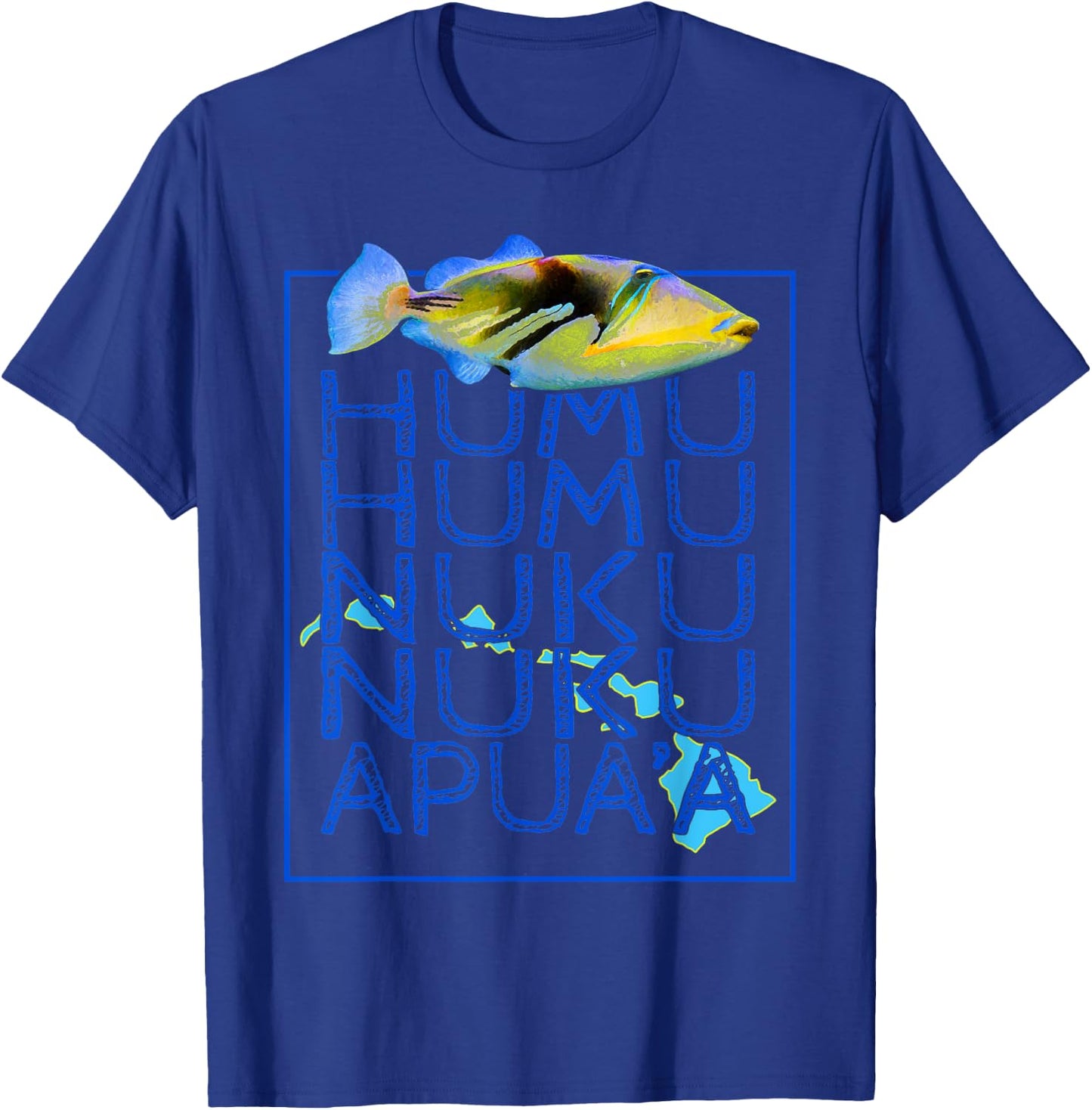 Humuhumunukunukuapua'a Triggerfish Hawaiian T-Shirt - T-Shirt | Royal