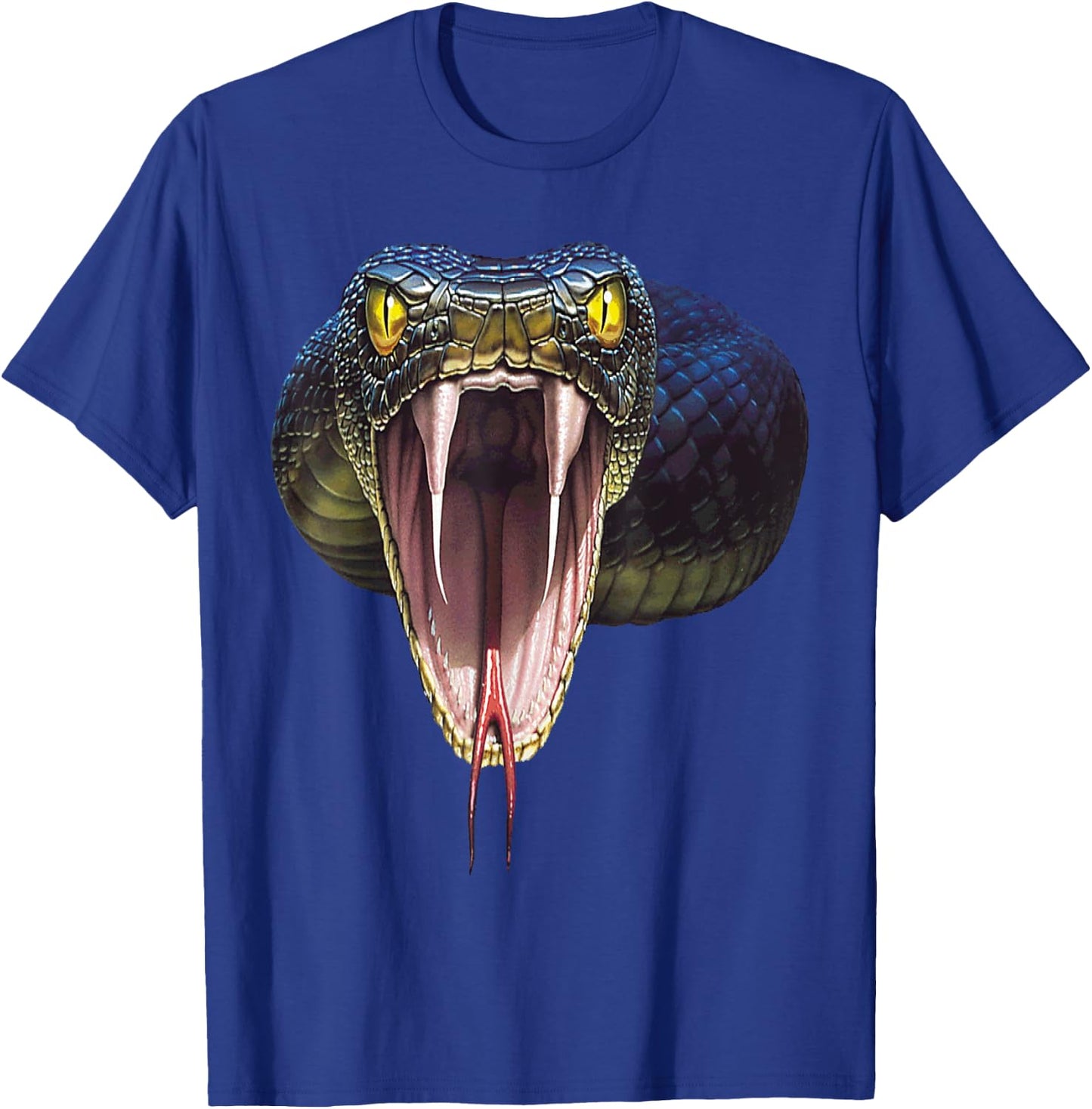 Scary Black Mamba Snake Halloween Costume Gift T-Shirt - T-Shirt | Royal