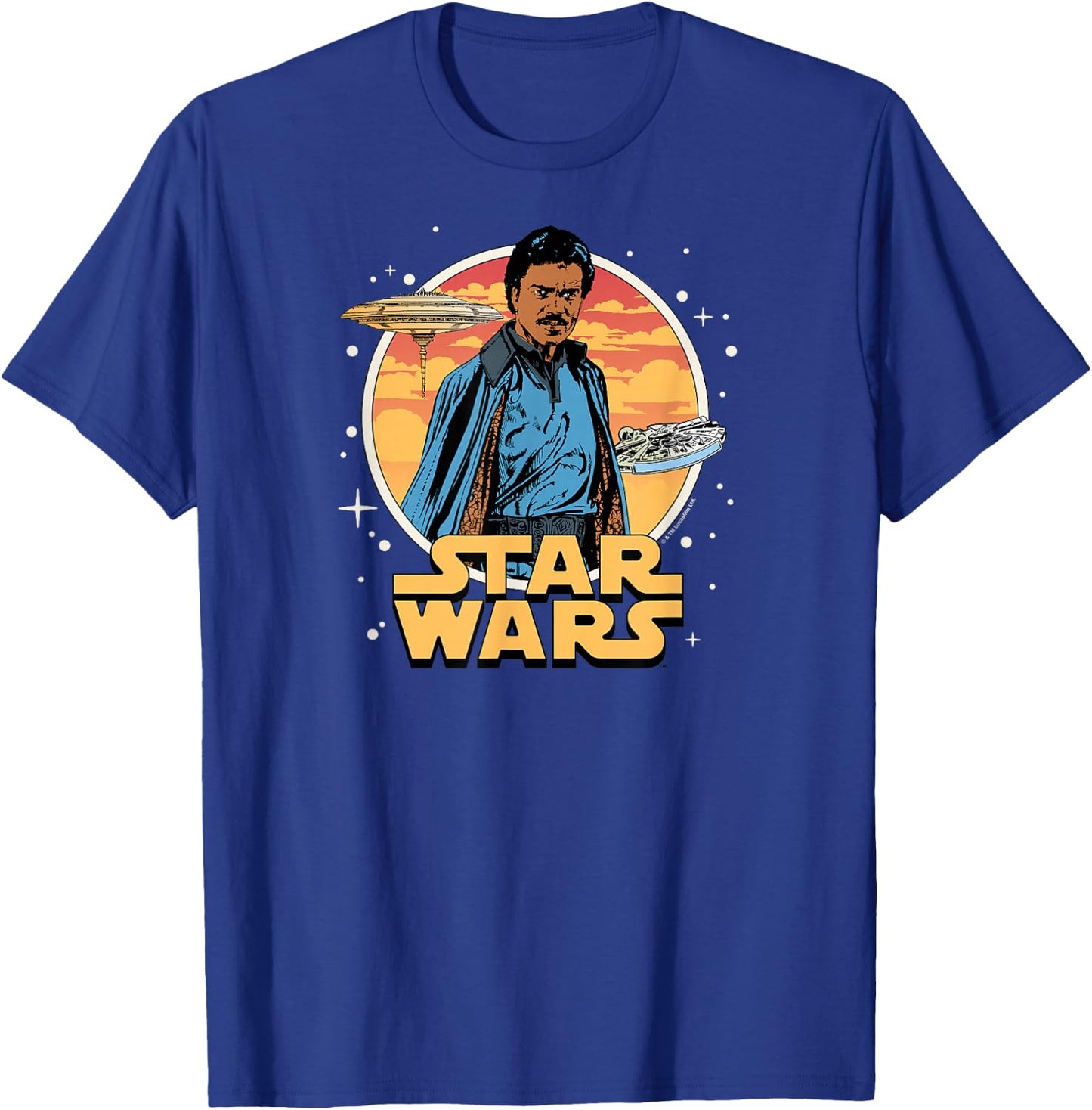 Star Wars - Lando Circle T-Shirt - T-Shirt | Royal