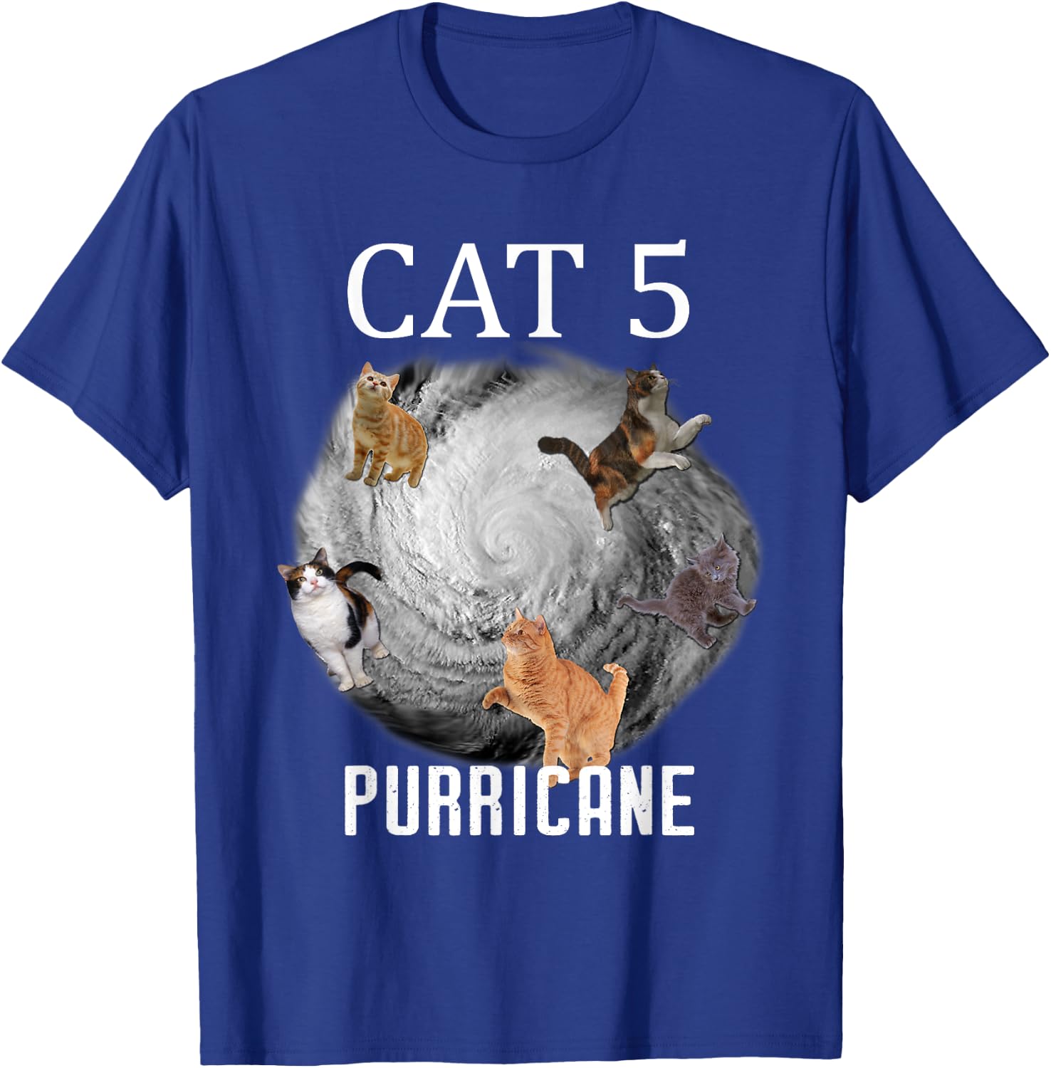 Hurricane Cat Funny Purricane Hurricane Women's T-Shirt - T-Shirt | Royal