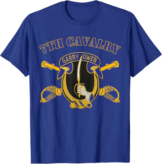 7th Cavalry Regiment - Army Unit of Seventh Cavalry T-Shirt - T-Shirt | Royal